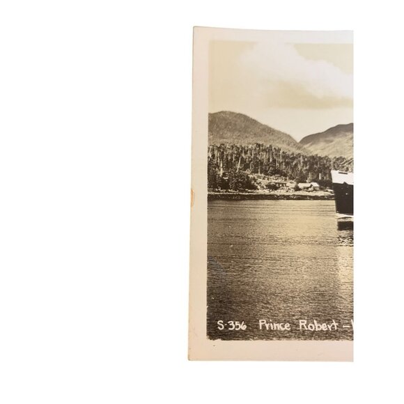 Vtg Transportation Prince Robert Ketchikan Alaska Steamship RPPC S 356 Postcard - Picture 5 of 5